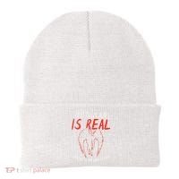 Mothman Is Real And He's My Boyfriend Funny Mothman Meme  Beanie thumb 0