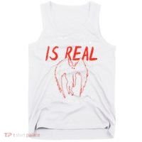 Mothman Is Real And He's My Boyfriend Funny Mothman Meme  Tank Top thumb 0