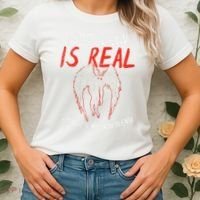 Mothman Is Real And He's My Boyfriend Funny Mothman Meme  Women's T-Shirt thumb 2
