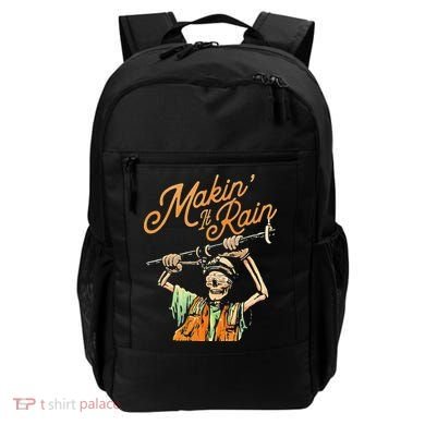Makin It Rain Skeleton Funny Sarcastic Backpack