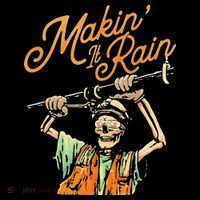 Makin It Rain Skeleton Funny Sarcastic Coffee Mug thumb 5