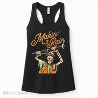 Makin It Rain Skeleton Funny Sarcastic Women's Tank Top thumb 0