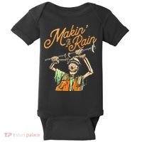 Makin It Rain Skeleton Funny Sarcastic Baby Bodysuit thumb 0
