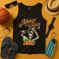 Makin It Rain Skeleton Funny Sarcastic Tank Top thumb 4