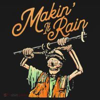 Makin It Rain Skeleton Funny Sarcastic Toddler T-Shirt thumb 4