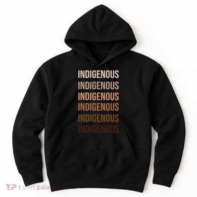 Matisyahu Indigenous Repeated Word Hoodie