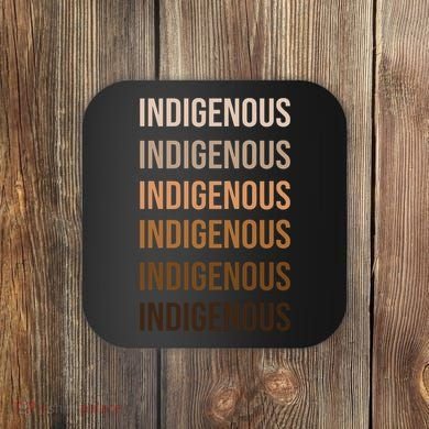 Matisyahu Indigenous Repeated Word Coaster