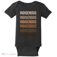Matisyahu Indigenous Repeated Word Baby Bodysuit thumb 0