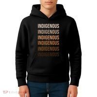 Matisyahu Indigenous Repeated Word Kids Hoodie thumb 4