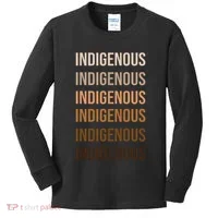 Matisyahu Indigenous Repeated Word Kids Long Sleeve Shirt thumb 0