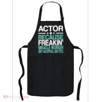 Miracle Worker Actor Job Title Apron thumb 0