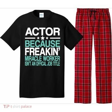 Miracle Worker Actor Job Title Pajama Set