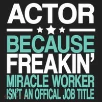 Miracle Worker Actor Job Title Golf Towel thumb 3