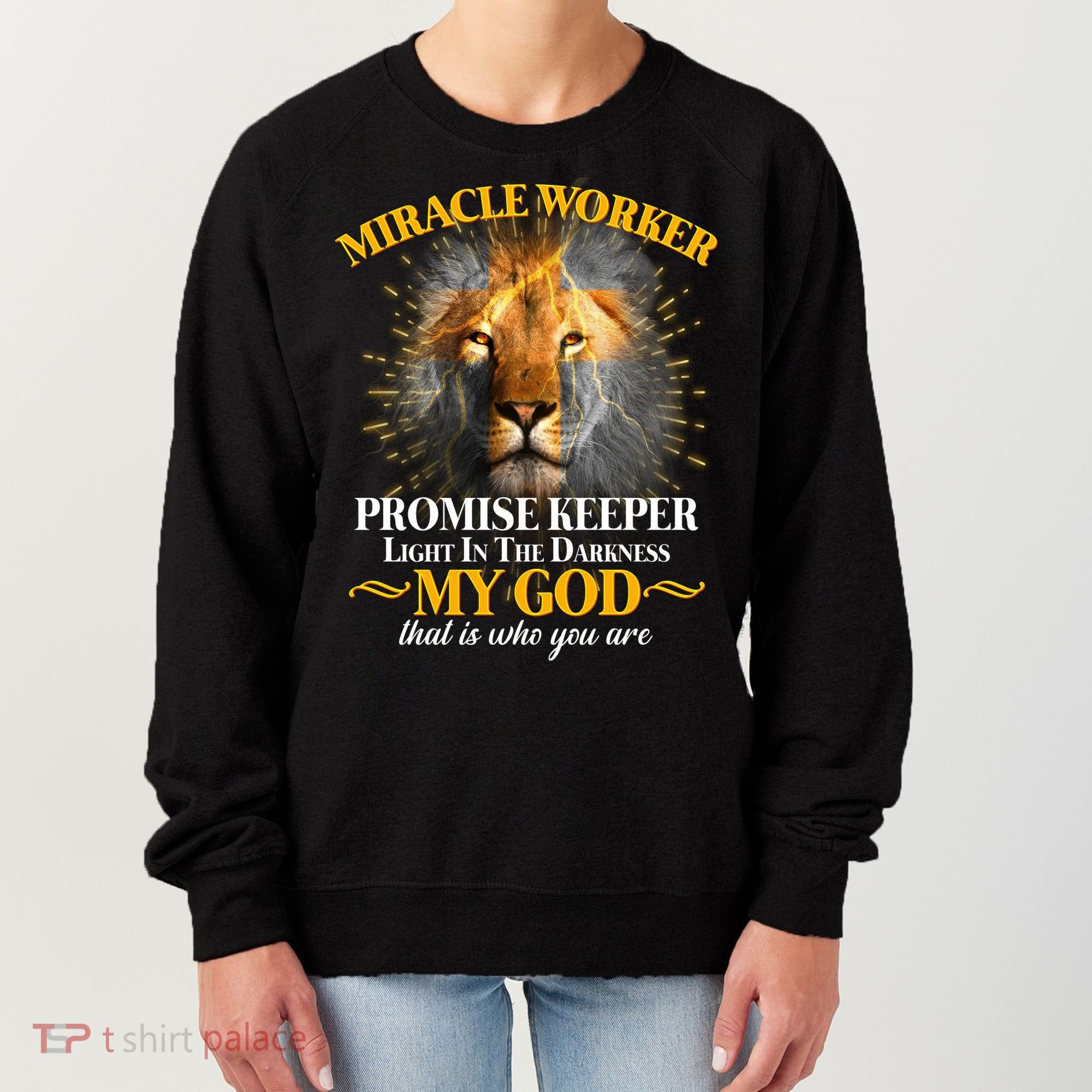 Miracle Worker Promise Keeper Lion Women's Sweatshirt