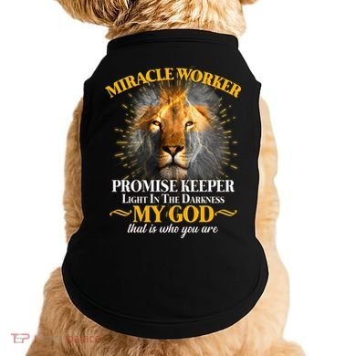 Miracle Worker Promise Keeper Lion Doggie Tank