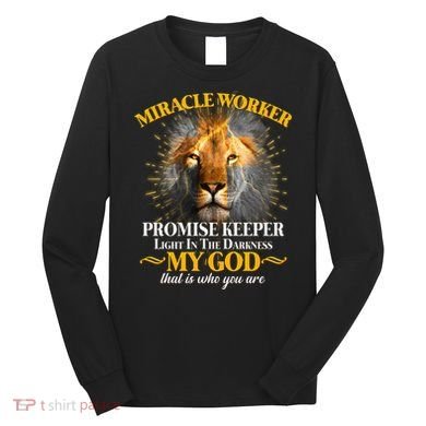 Miracle Worker Promise Keeper Lion Long Sleeve Shirt