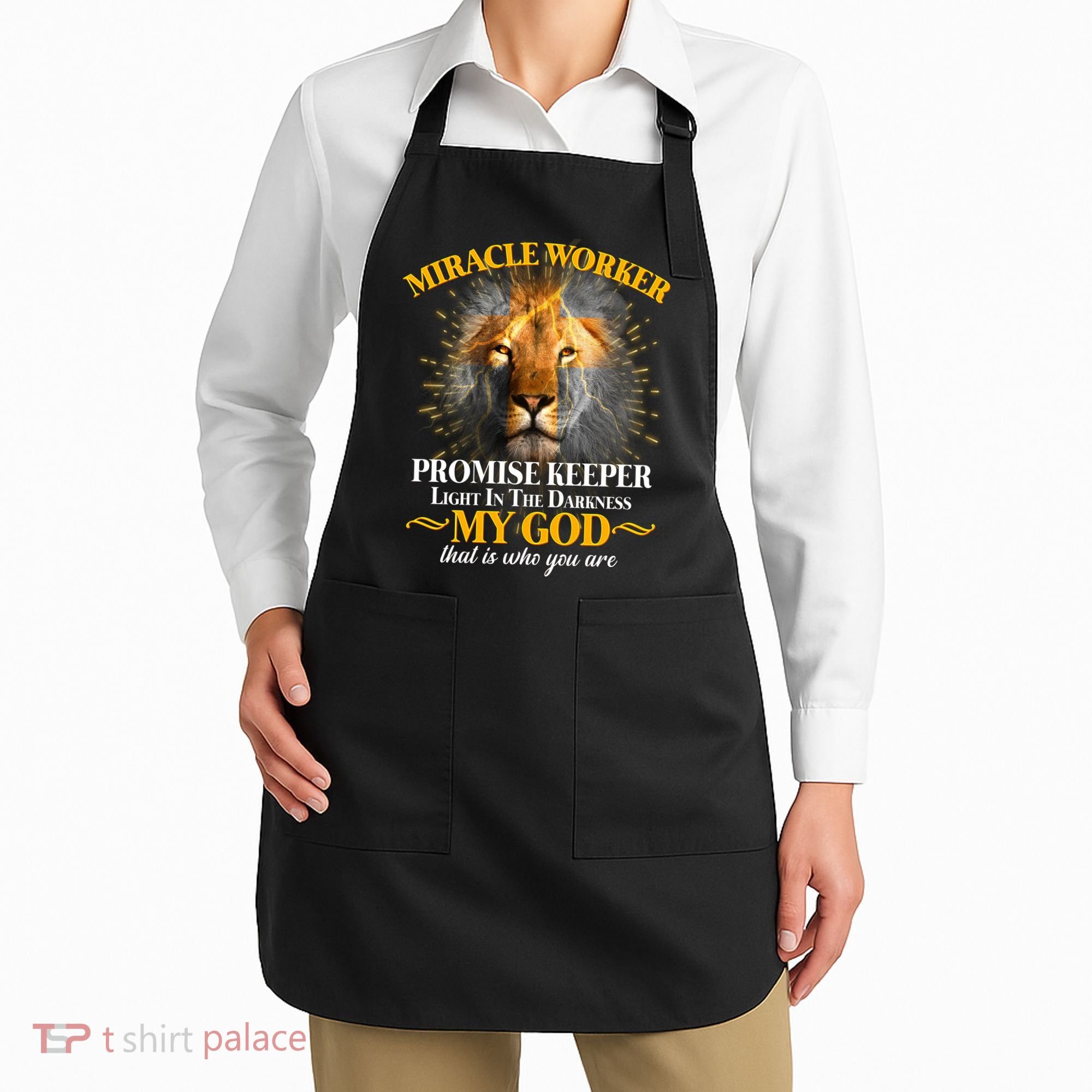 Miracle Worker Promise Keeper Lion Apron