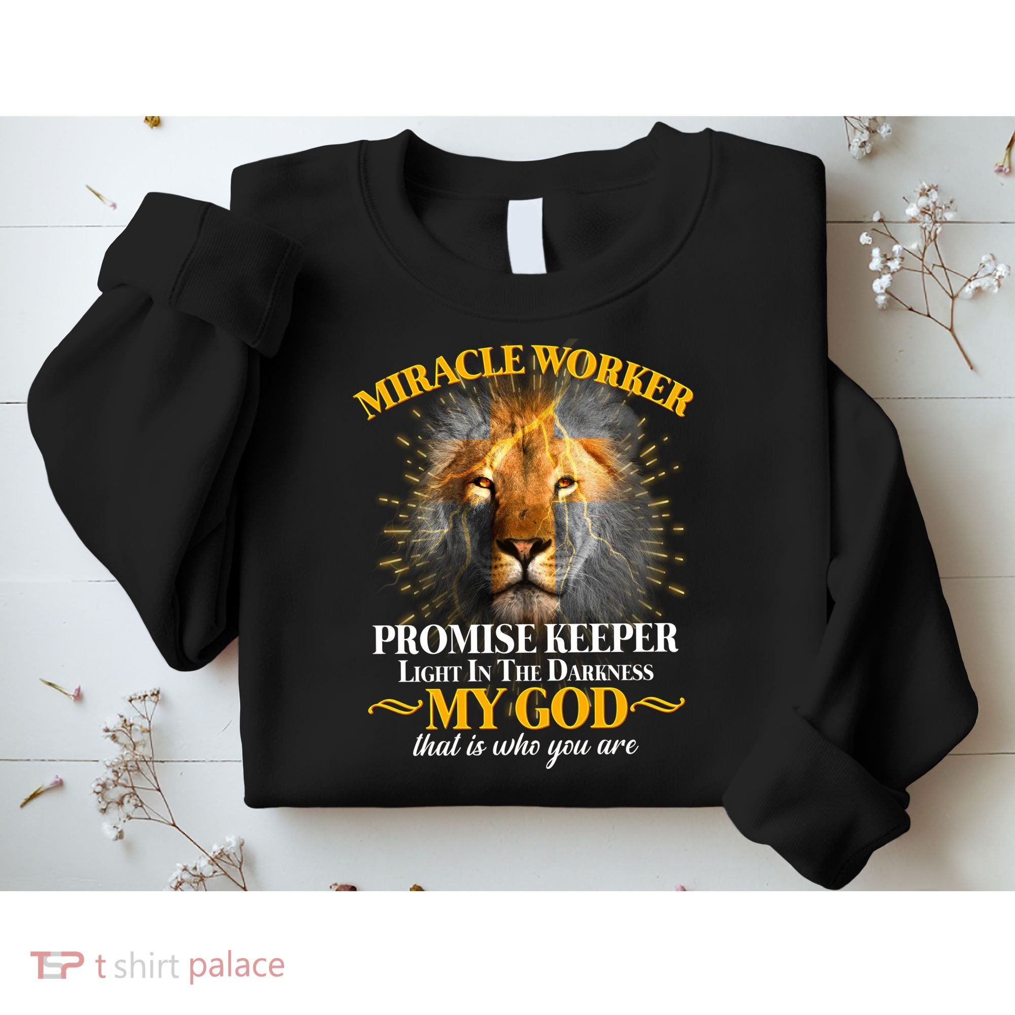 Miracle Worker Promise Keeper Lion Sweatshirt