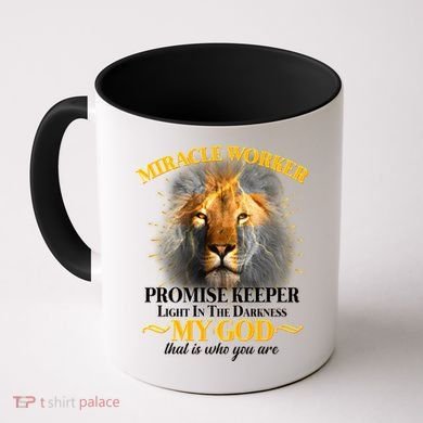 Miracle Worker Promise Keeper Lion Coffee Mug