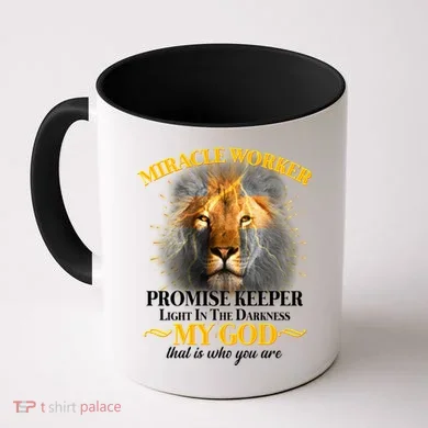 Miracle Worker Promise Keeper Lion Coffee Mug