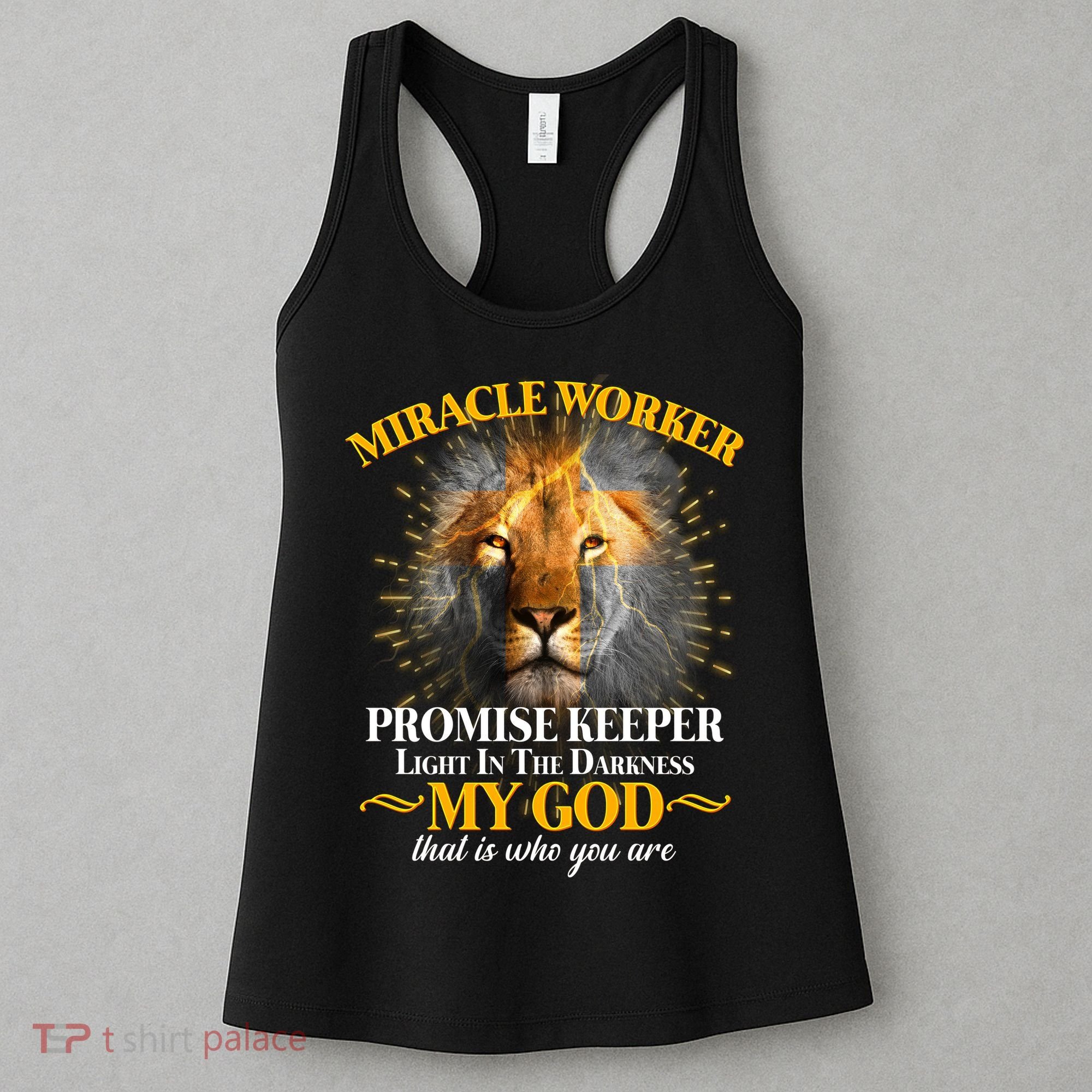 Miracle Worker Promise Keeper Lion Women's Tank Top