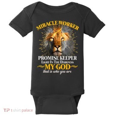 Miracle Worker Promise Keeper Lion Baby Bodysuit