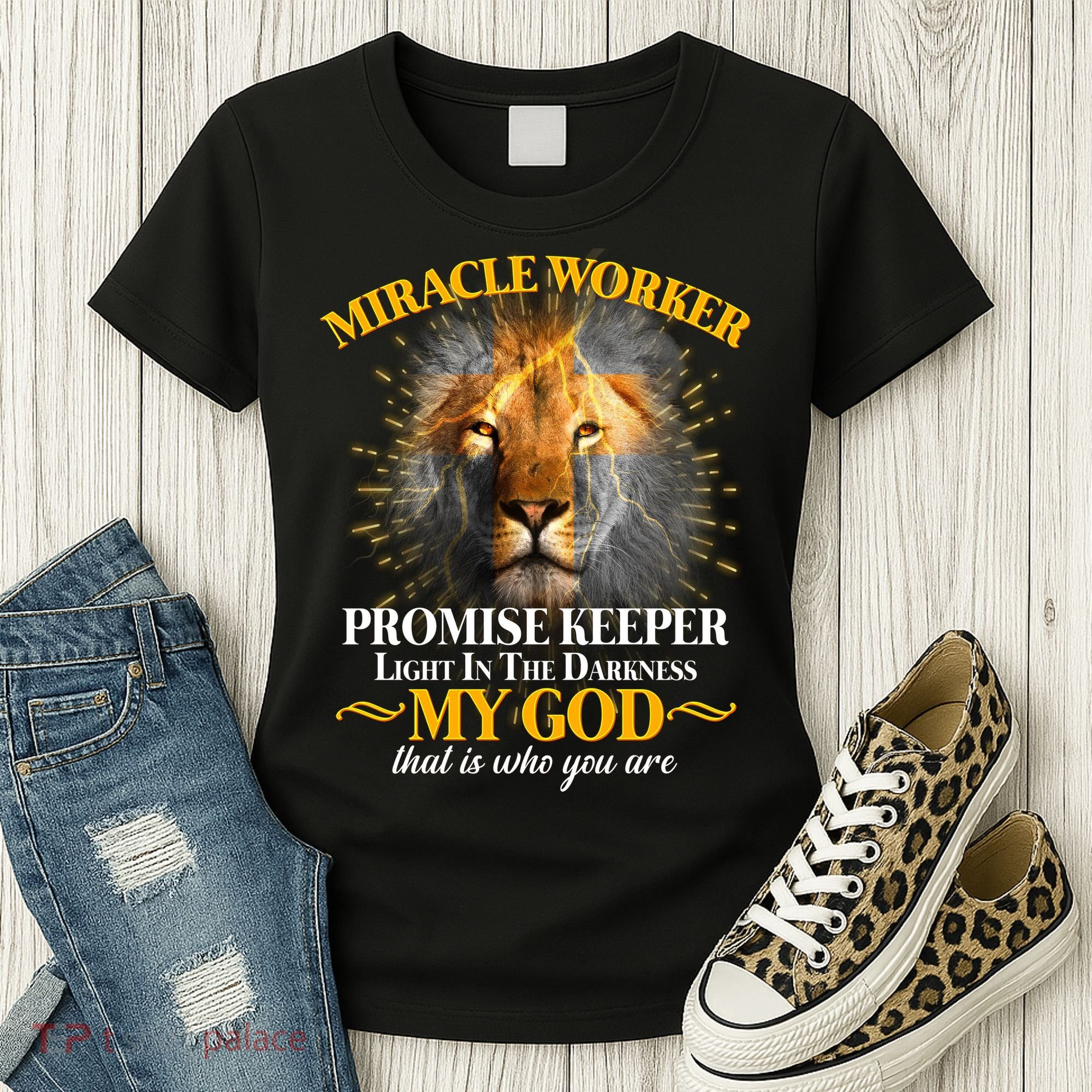 Miracle Worker Promise Keeper Lion Women's T-Shirt