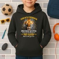 Miracle Worker Promise Keeper Lion Kids Hoodie thumb 2