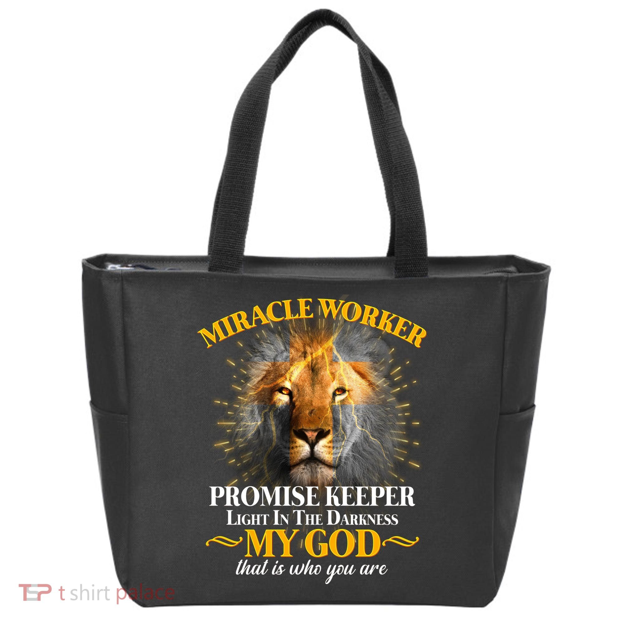 Miracle Worker Promise Keeper Lion Tote Bag