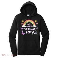May I Suggest The Roast Beef Funny Inappropriate Adult Humor Women's Hoodie thumb 0