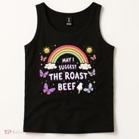 May I Suggest The Roast Beef Funny Inappropriate Adult Humor Tank Top thumb 2