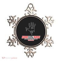 Murder Is Still Murder No Matter Who Pulls The Trigger Ornament thumb 0