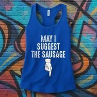 May I Suggest The Sausage Women's Tank Top thumb 3