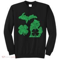 Michigan Irish Shamrock St Patricks Day Saint Paddys Sweatshirt thumb 0