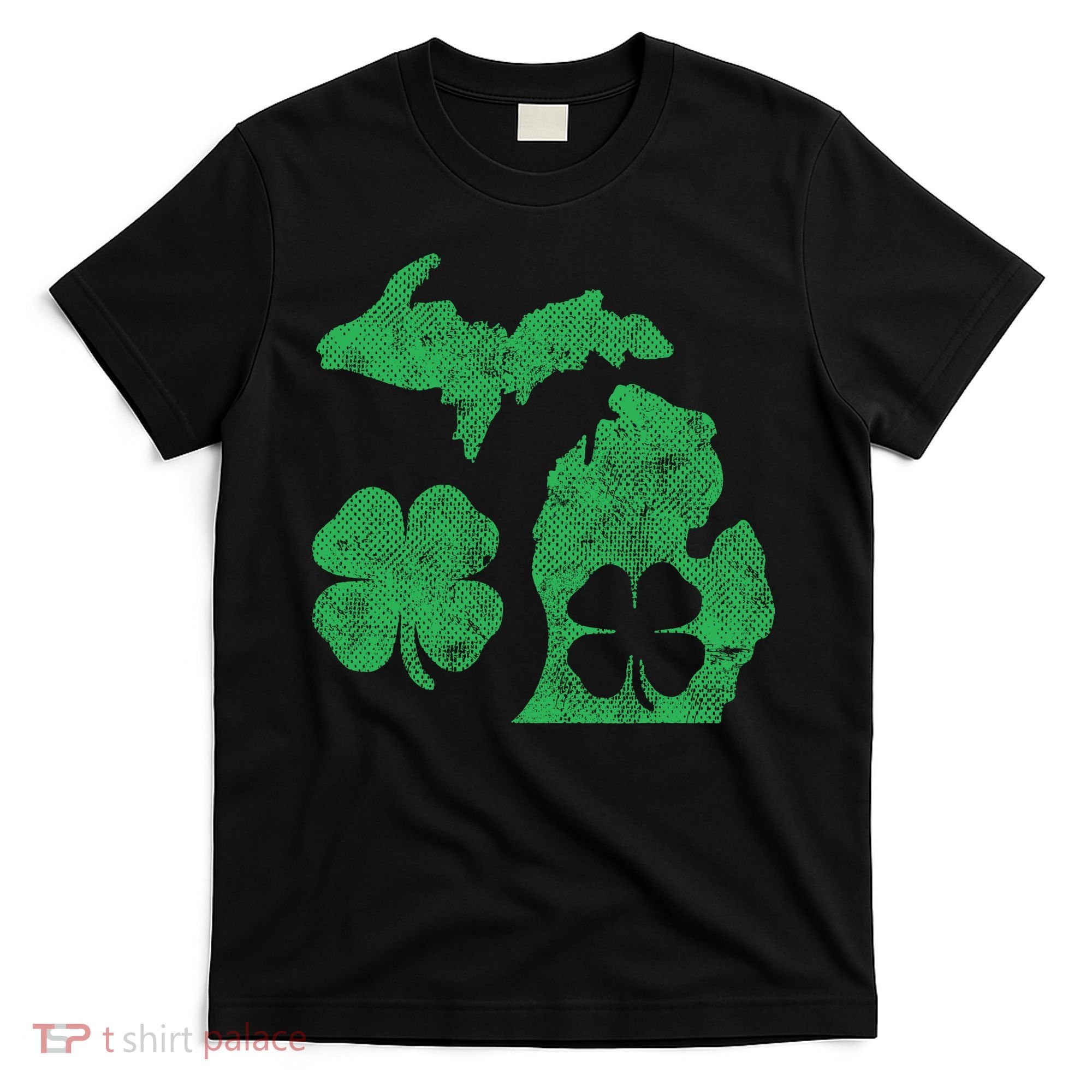Michigan Irish Shamrock St Patricks Day Saint Paddys T-Shirt