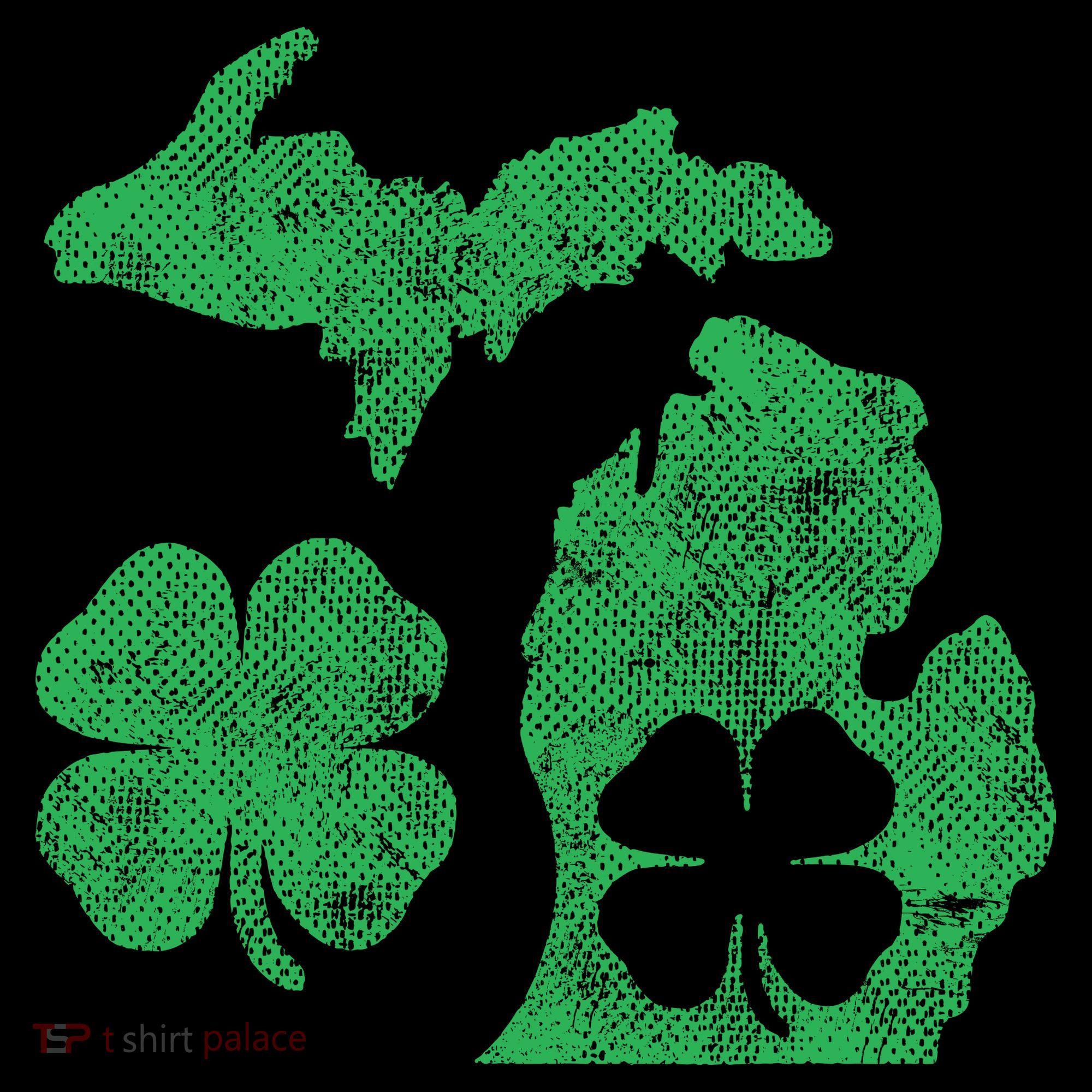 Michigan Irish Shamrock St Patricks Day Saint Paddys Women's Hoodie
