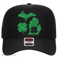 Michigan Irish Shamrock St Patricks Day Saint Paddys Hat thumb 0
