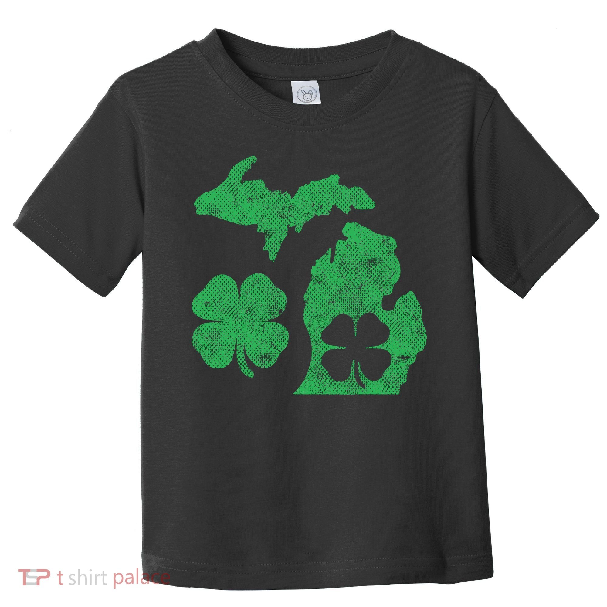 Michigan Irish Shamrock St Patricks Day Saint Paddys Toddler T-Shirt