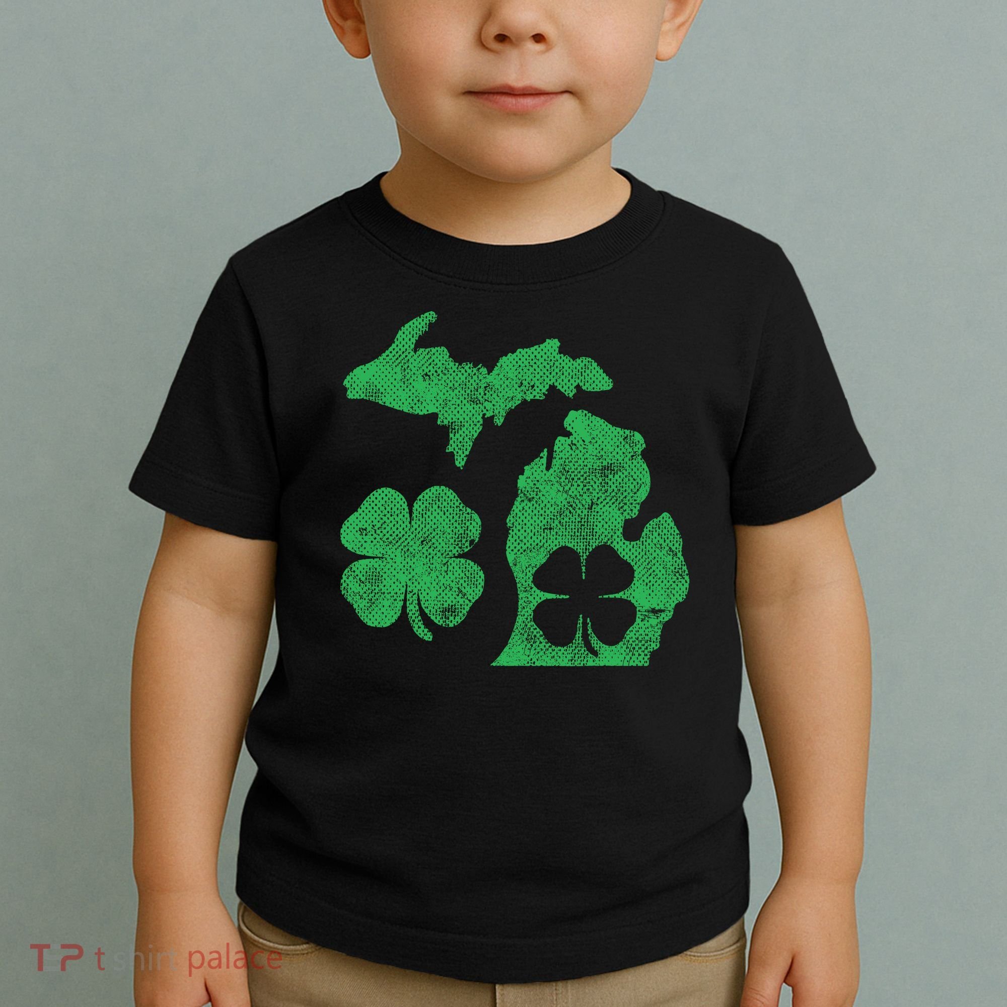 Michigan Irish Shamrock St Patricks Day Saint Paddys Toddler T-Shirt