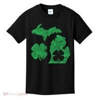 Michigan Irish Shamrock St Patricks Day Saint Paddys Kids T-Shirt thumb 0