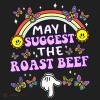 May I Suggest The Roast Beef Funny Embarrassing Hat thumb 2