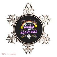 May I Suggest The Roast Beef Funny Embarrassing Adult Humor Ornament thumb 0
