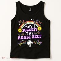 May I Suggest The Roast Beef Funny Embarrassing Adult Humor Tank Top thumb 2