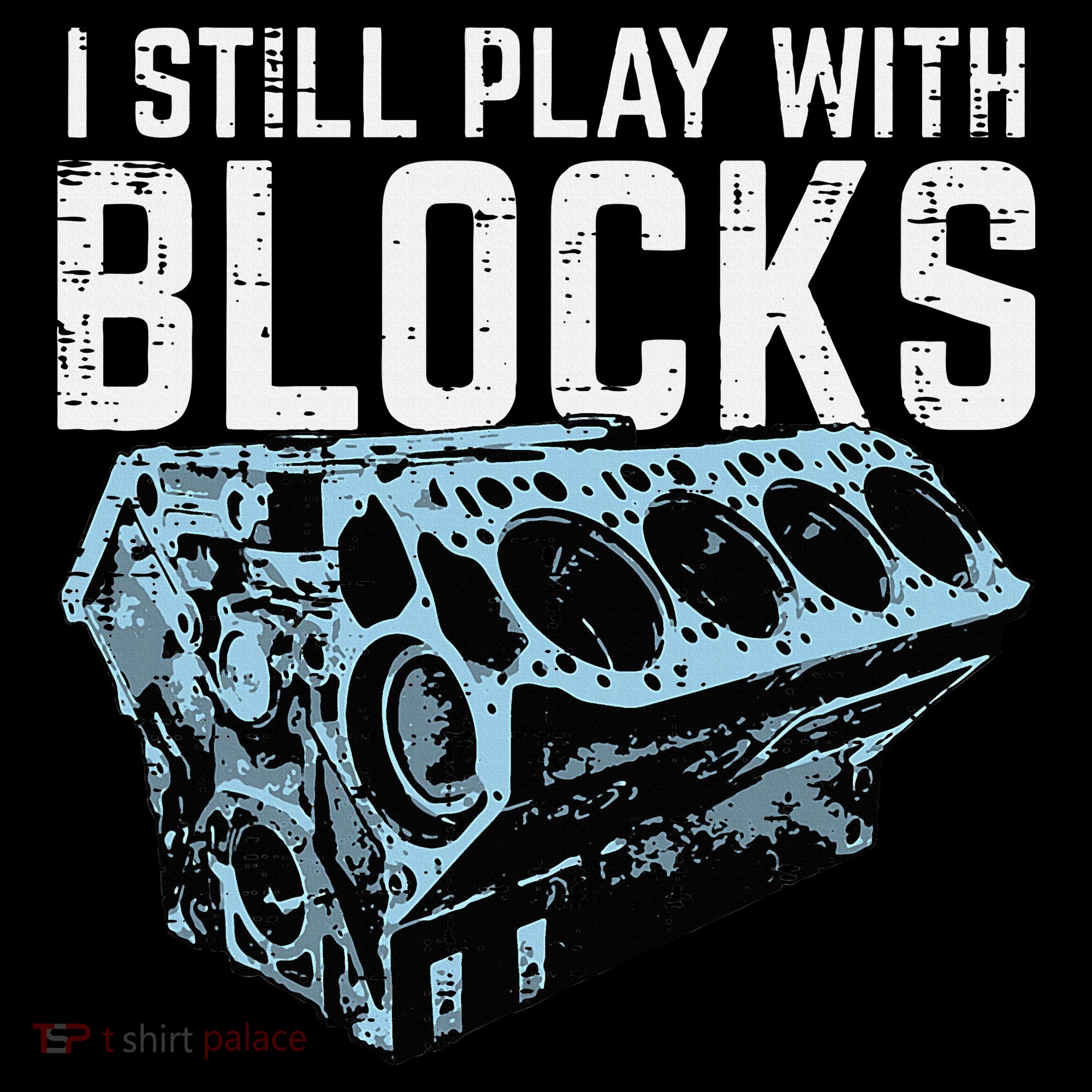 Mechanic I Still Play With Blocks Funny Car Engine Coaster
