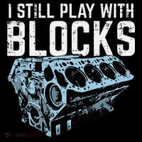 Mechanic I Still Play With Blocks Funny Car Engine Ornament thumb 1
