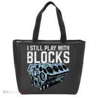 Mechanic I Still Play With Blocks Funny Car Engine Tote Bag thumb 0