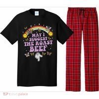 May I Suggest The Roast Beef Funny Embarrassing Adult Humor Pajama Set thumb 0