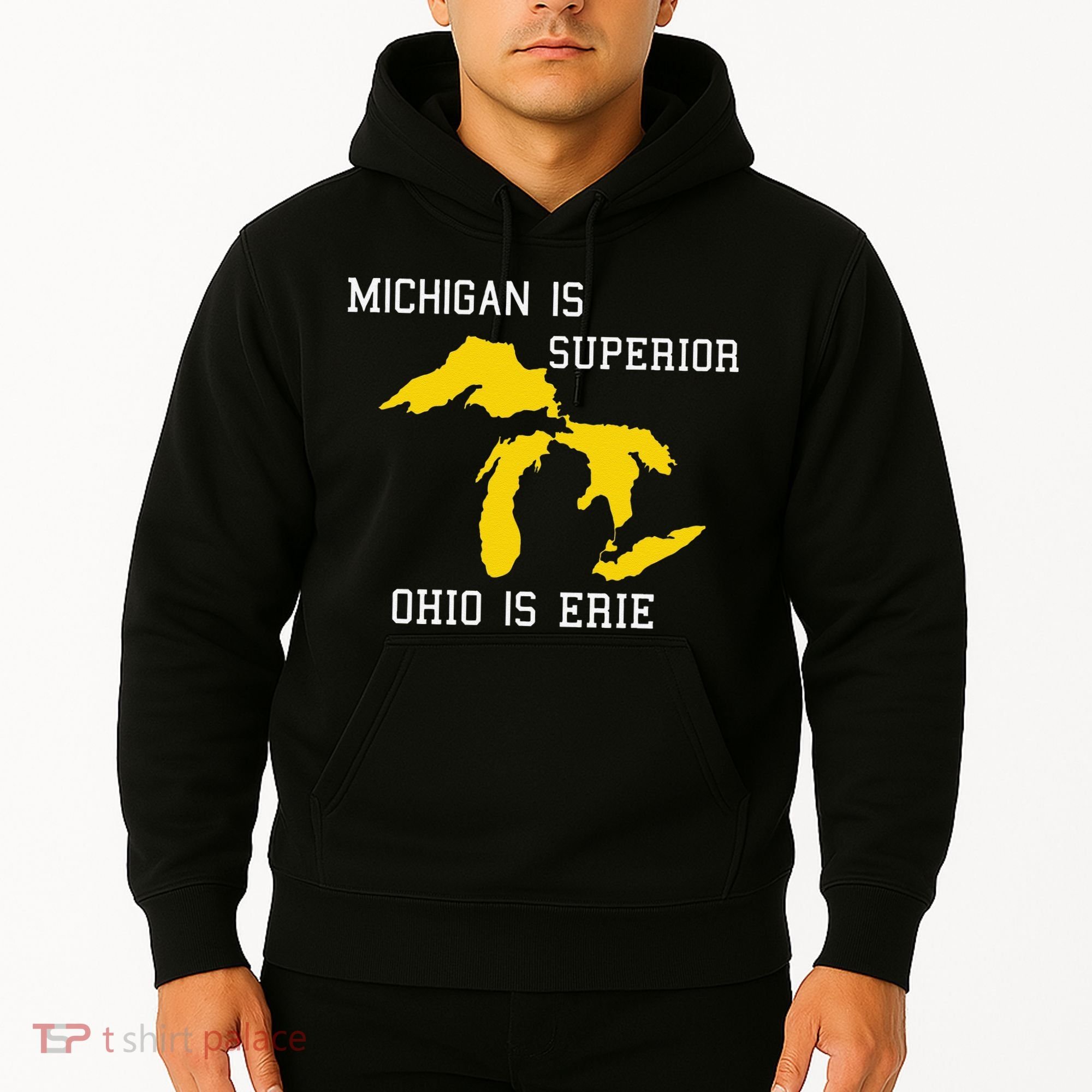 Michigan Is Superior Ohio Is Erie Hoodie