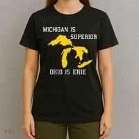 Michigan Is Superior Ohio Is Erie T-Shirt thumb 4