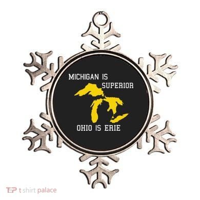 Michigan Is Superior Ohio Is Erie Ornament